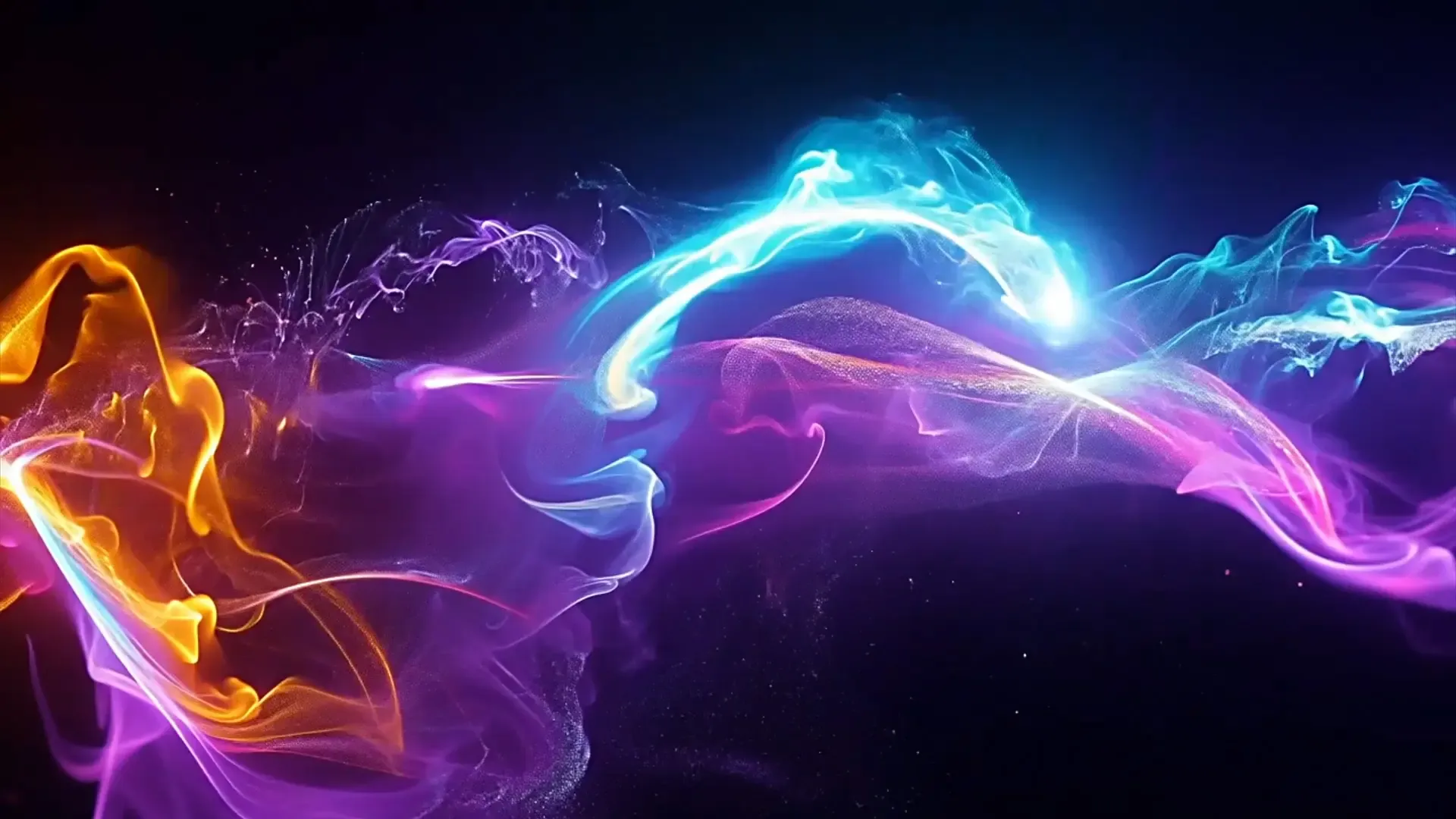 Spectral Light Dance Video Overlay for Logo Animation